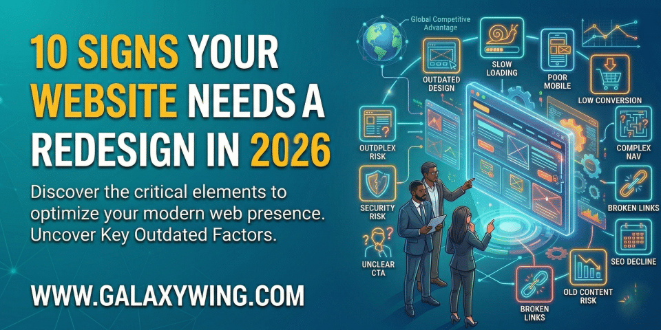 10 Signs Your Website Needs A Redesign In 2026 Banner
