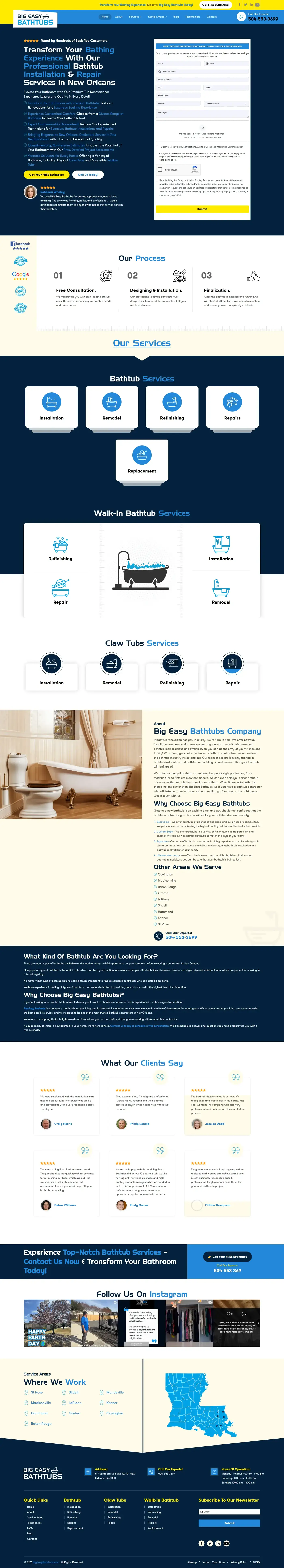 Big Easy Bathtubs