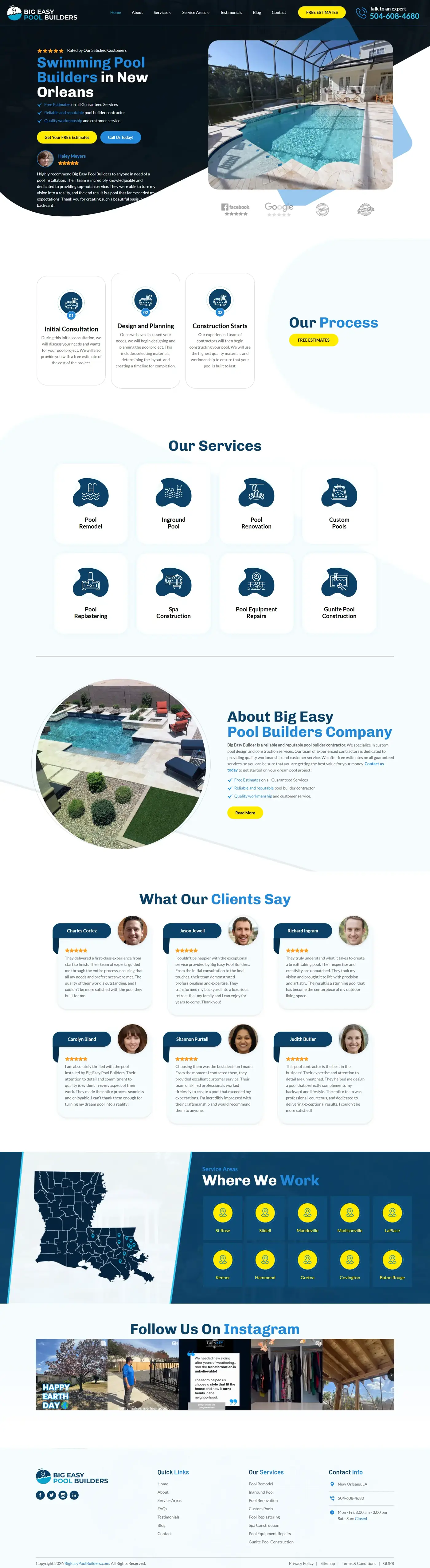 Big Easy Pool Builders