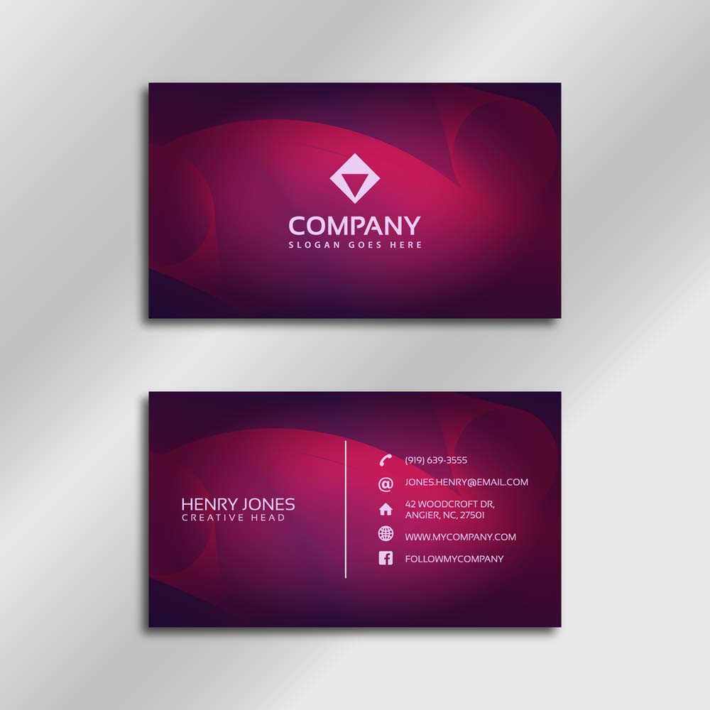 Ruby creative-agency business card