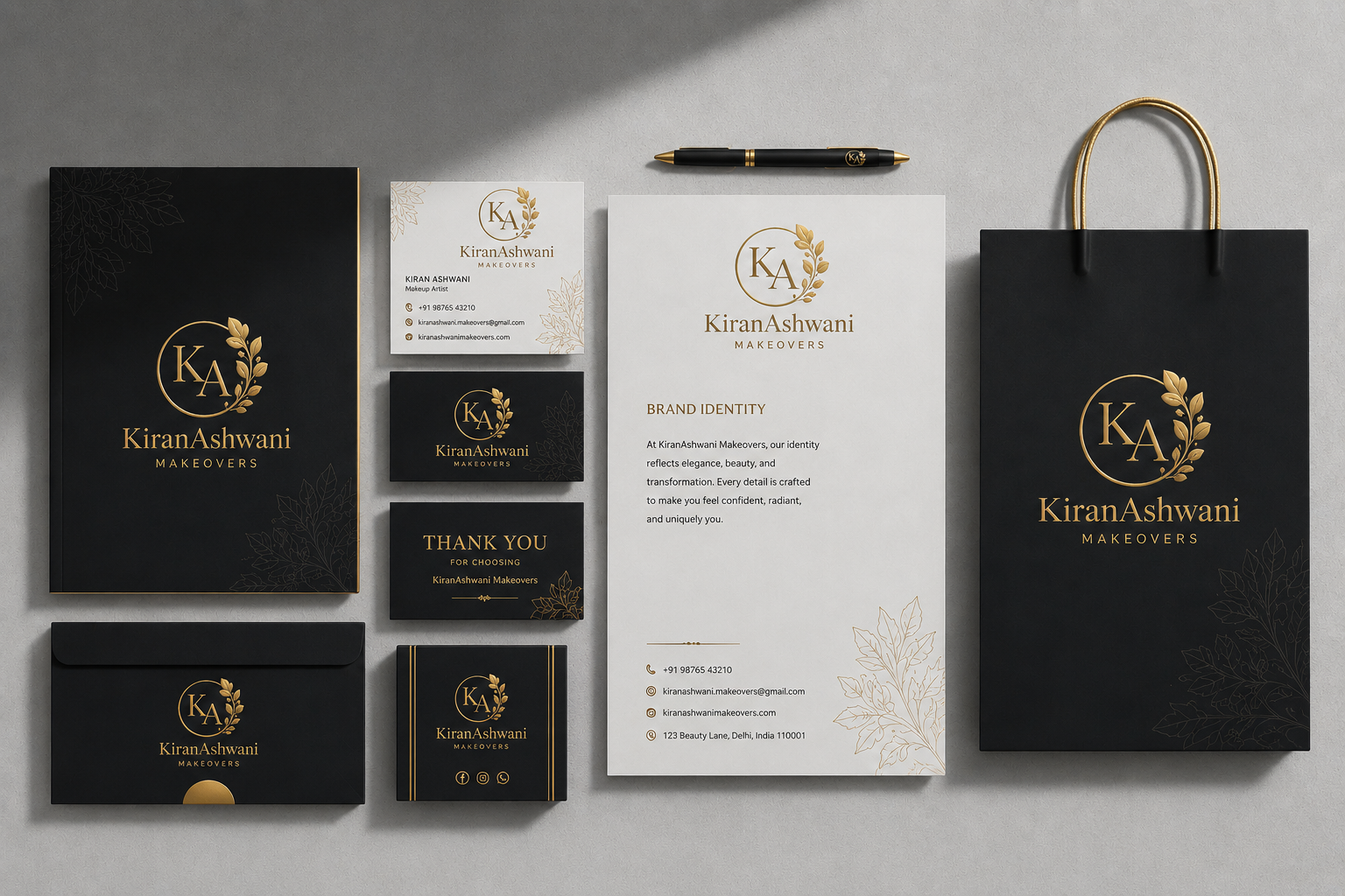 Elegant Branding for Modern Businesses brand identity