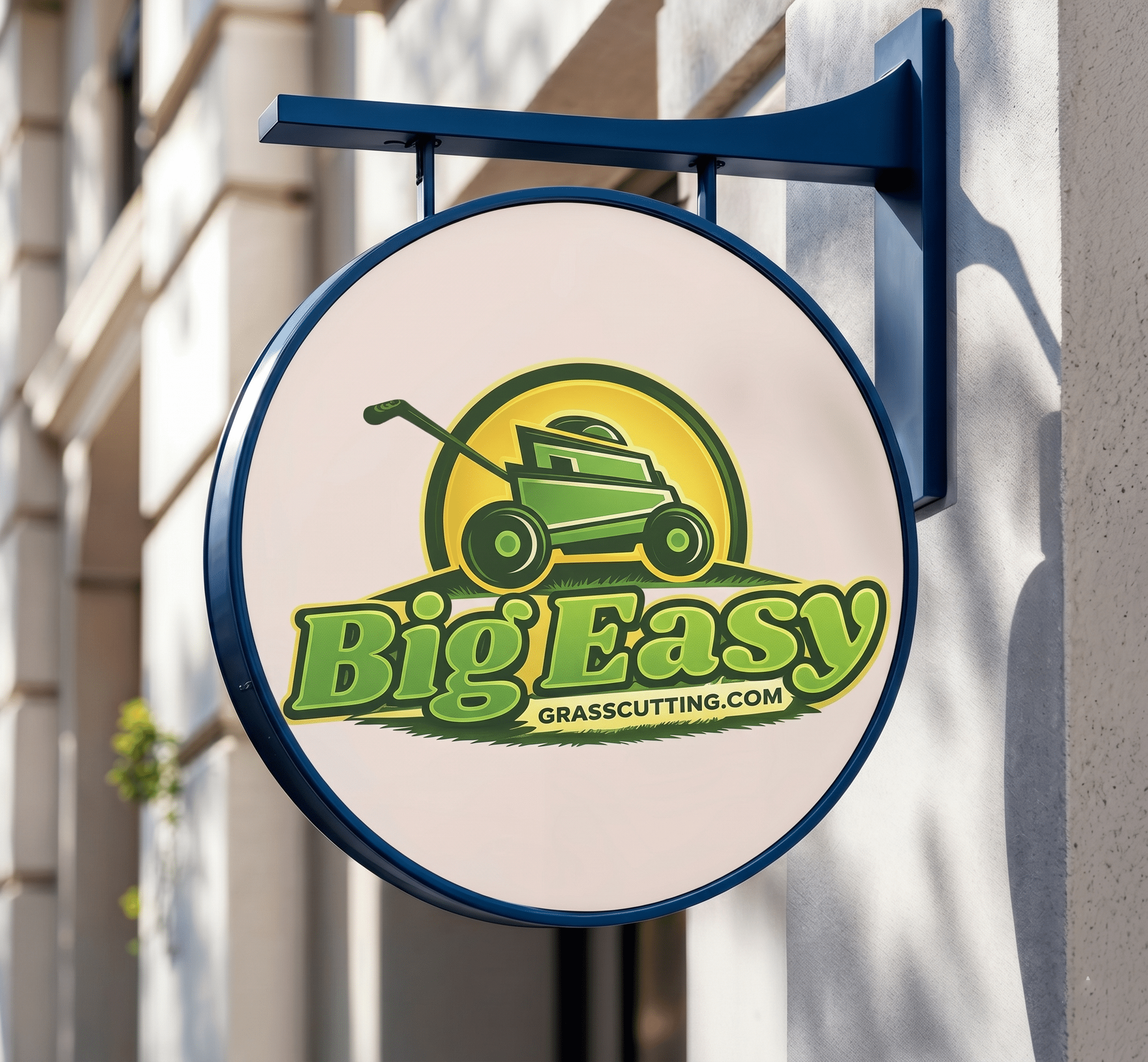 Outdoor Hanging Signboard Mockup
